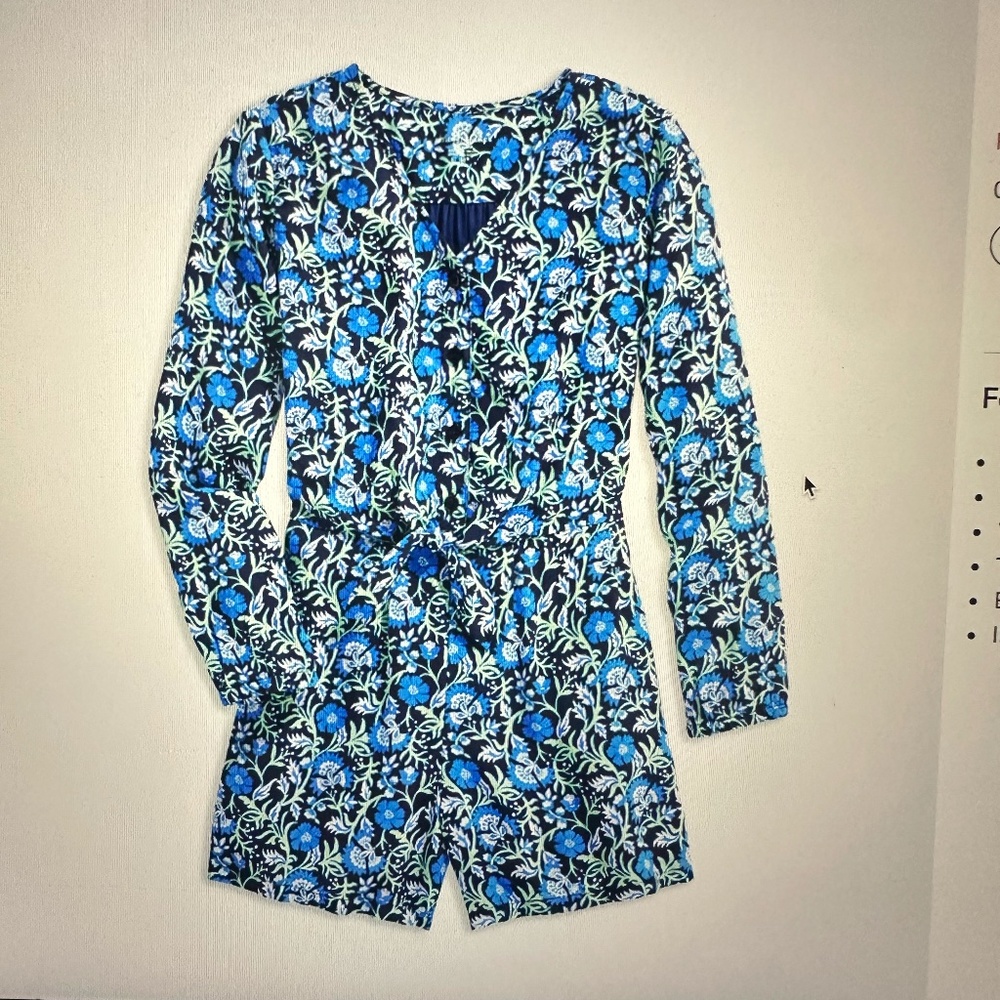 Girls' Winter Garden Romper Size XS (5-6) Perfect Condition